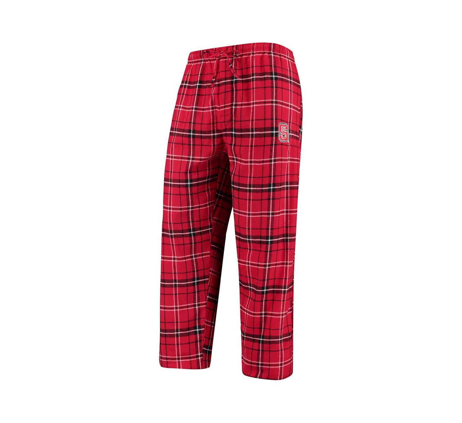 Concepts Sport Men's Red/Black NC State Wolfpack Ultimate Flannel Pants