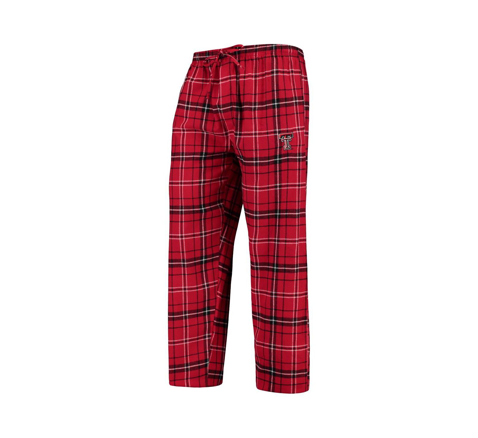Concepts Sport Men's Red/Black Texas Tech Red Raiders Ultimate Flannel Pants