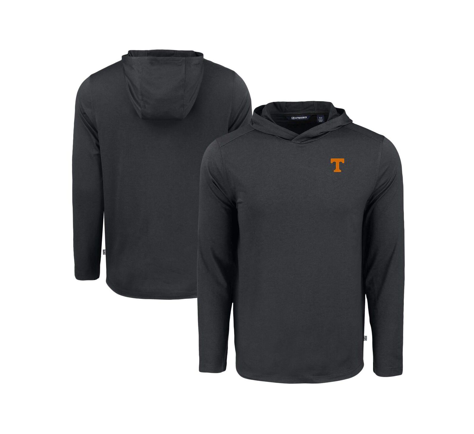 Cutter & Buck Men's Black Tennessee Volunteers Coastline Epic Comfort Eco Long Sleeve Hoodie