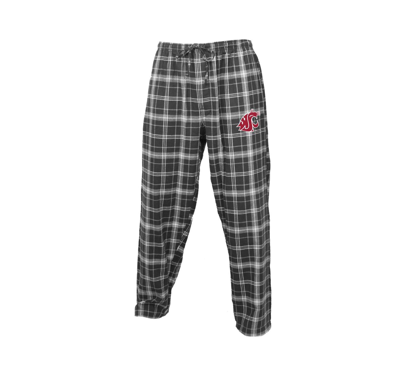 Брюки фланелевые Concepts Sport Washington State Cougars, серые, Мужской