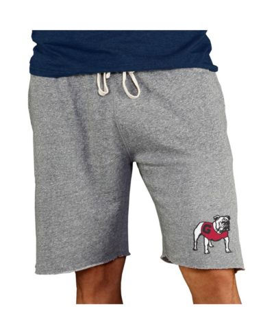 Concepts Sport Мужские шорты из махровой ткани Georgia Bulldogs, серые