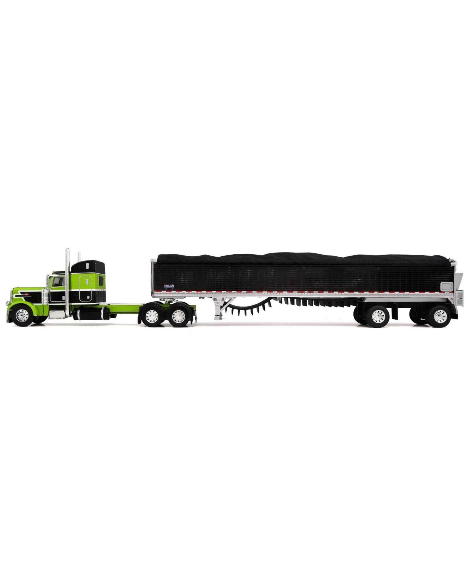 Модель First Gear DCP 1/64 Peterbilt 389 Semi Truck с прицепом Wilson Patriot Belt
