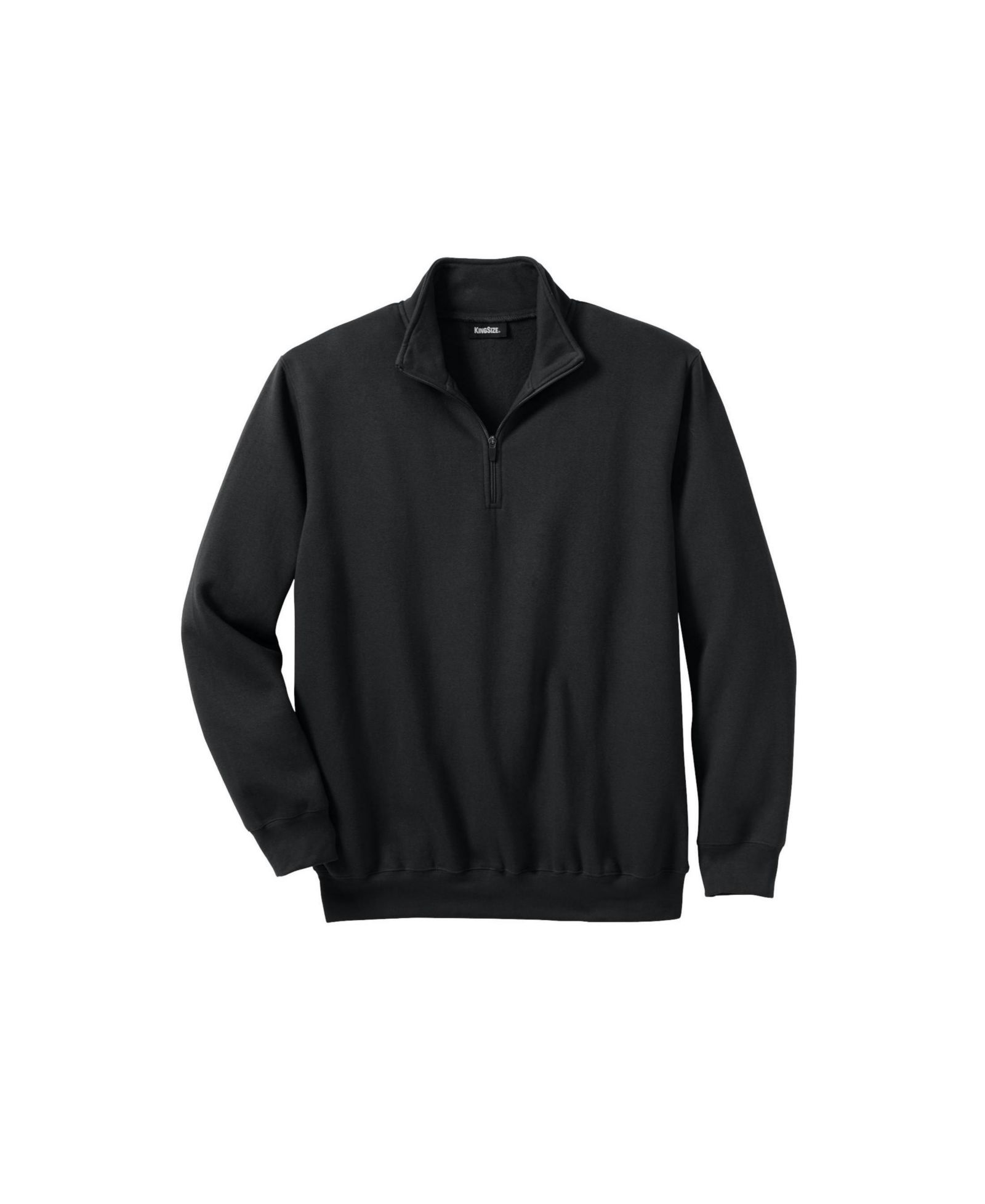 KingSize Мужская флисовая толстовка на молнии 1/4 Zip