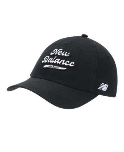 Женская кепка New Balance 6 Panel NB Stacked Logo Legacy Black