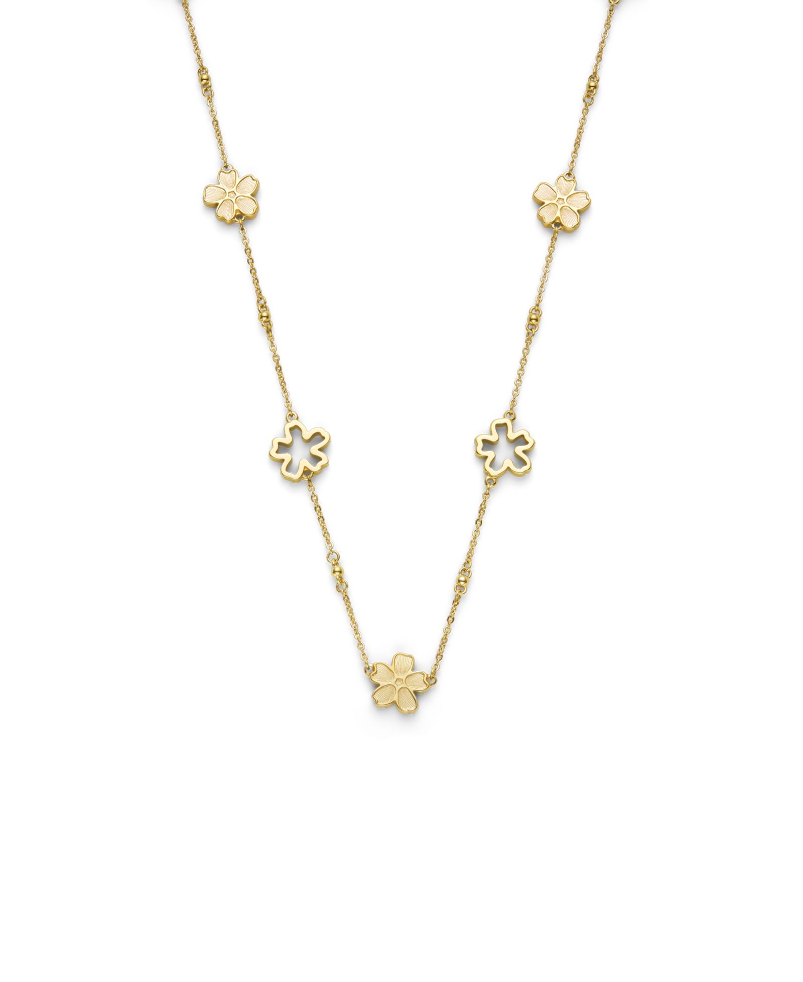 Женское ожерелье Olivia Burton Forget Me Not Gold Tone Stainless Steel