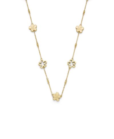 Olivia Burton Women's Forget Me Not Gold Tone Stainless Steel Necklace