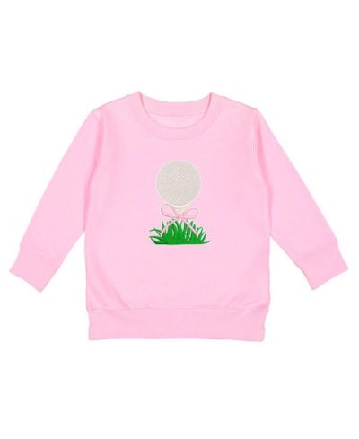 Свитшот Sweet Wink Little Girls Golf Tee Bow Patch