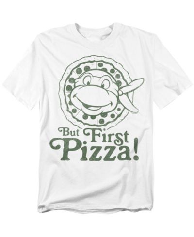 Мужская футболка Teenage Mutant Ninja Turtles TMNT But First Pizza