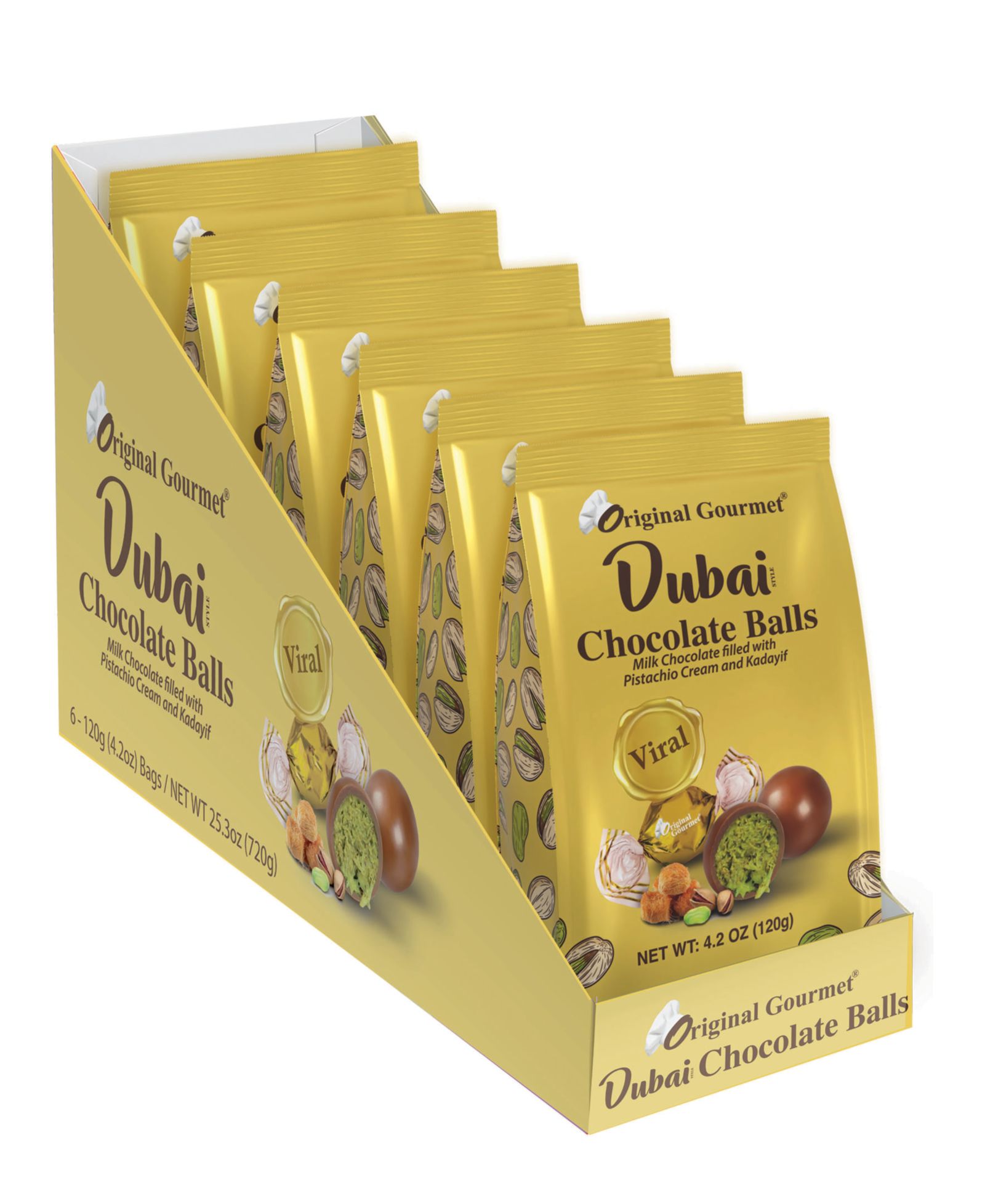 Молочные шарики Original Gourmet Dubai, 6 шт