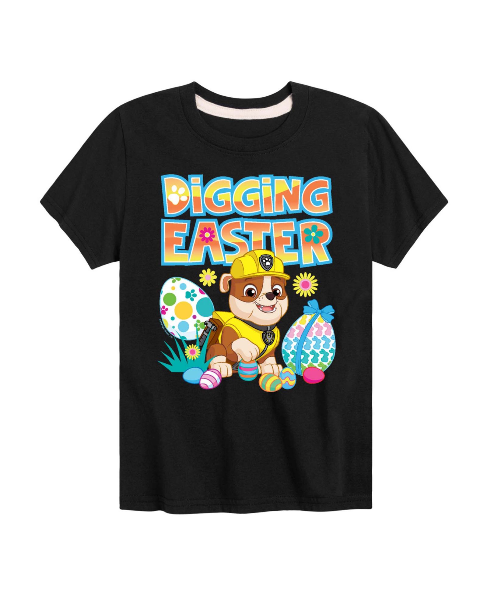 Hybrid детская футболка Paw Patrol Digging Easter с коротким рукавом, для малышей 2T-5T