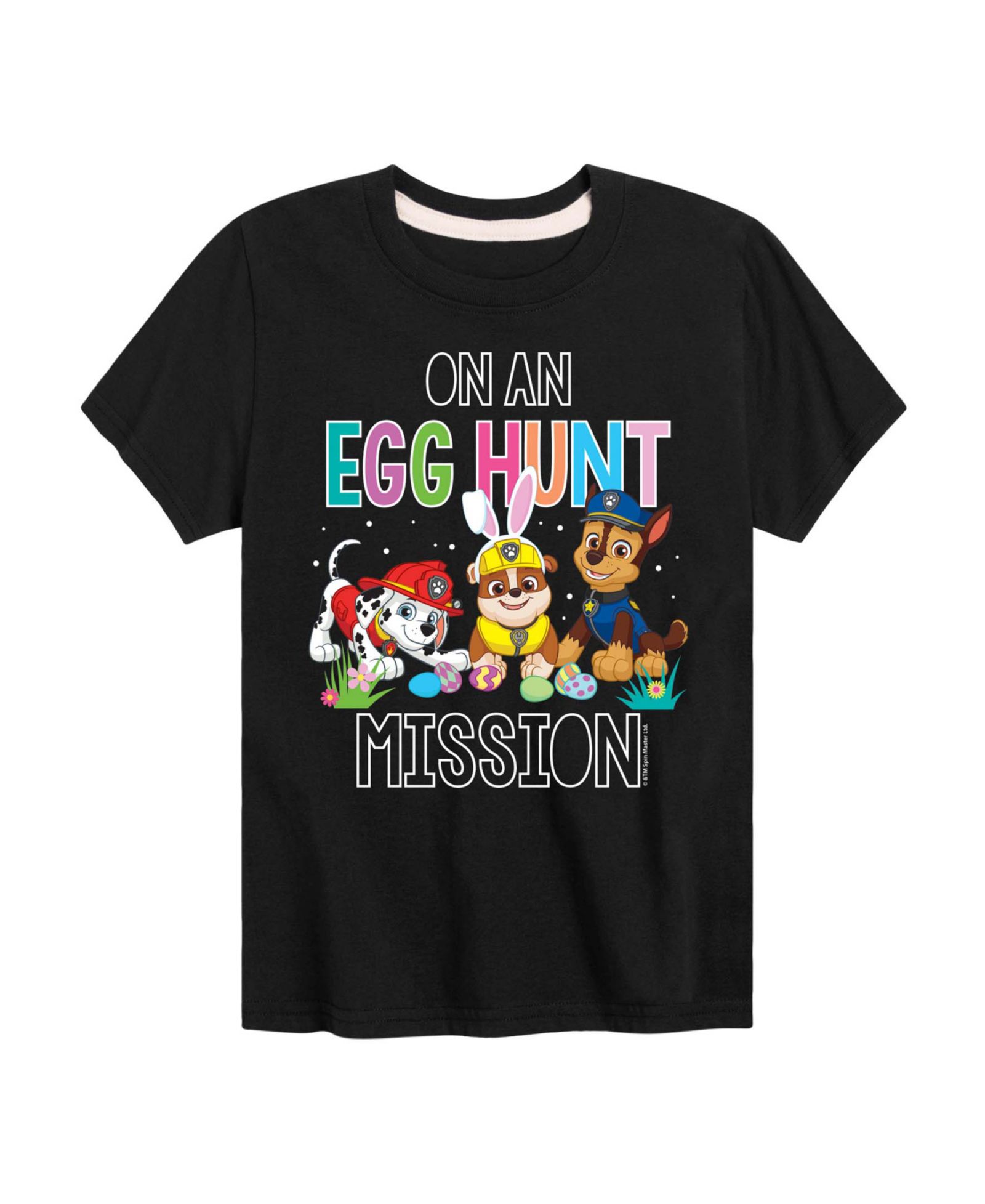 Детская футболка Hybrid Paw Patrol On An Egg Hunt Mission с коротким рукавом, графический принт