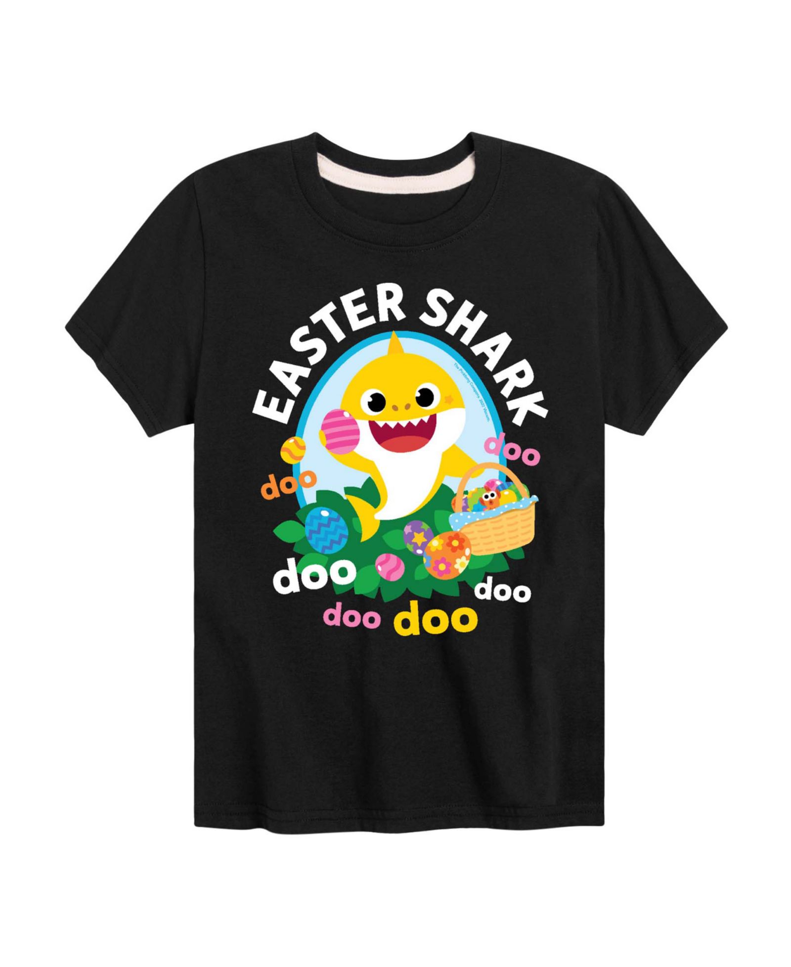 Hybrid Boys' Toddler 2T-5T Baby Shark Easter Shark Short-Sleeve Graphic T-Shirt