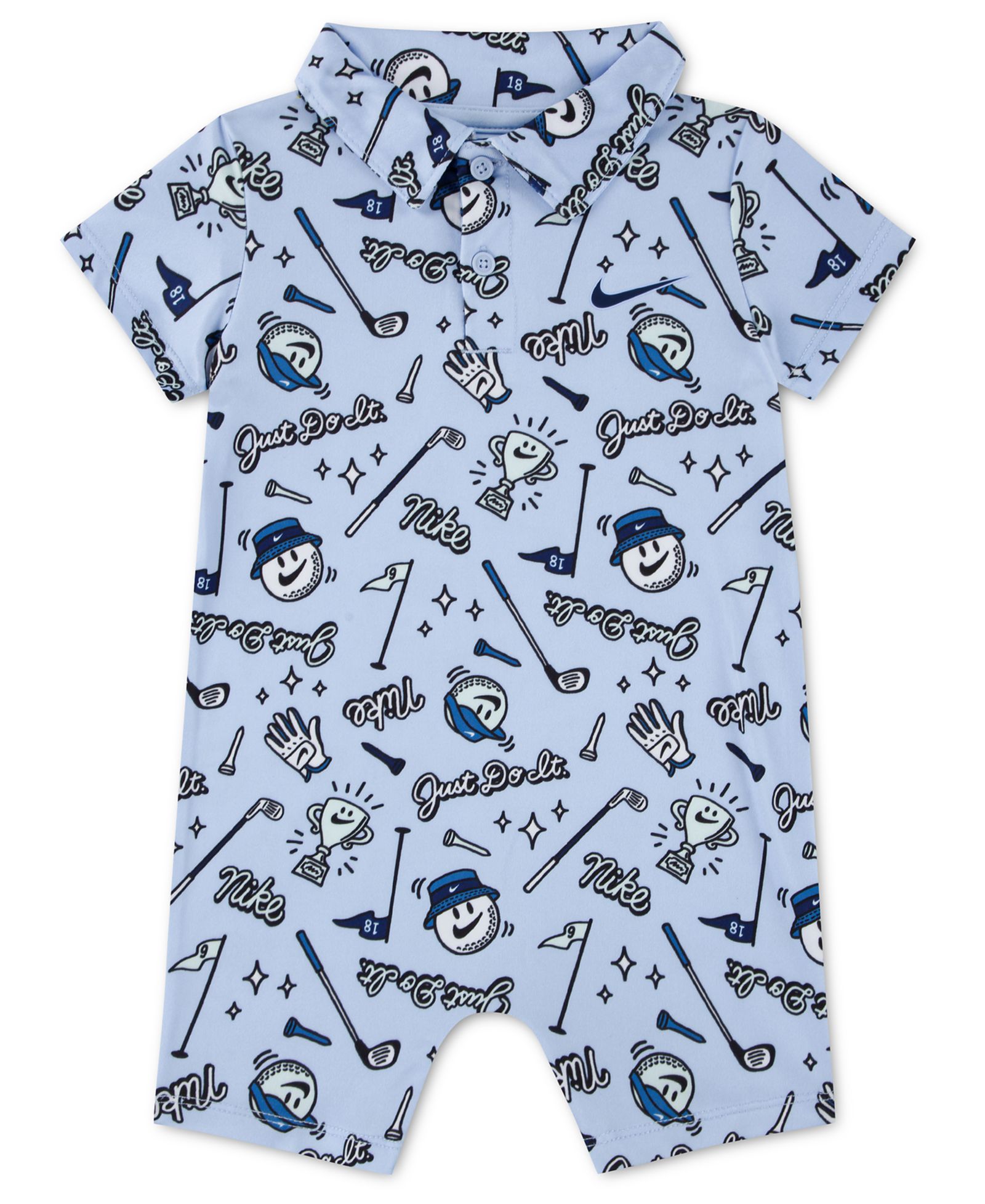Nike детский комбинезон Polo Golf Print