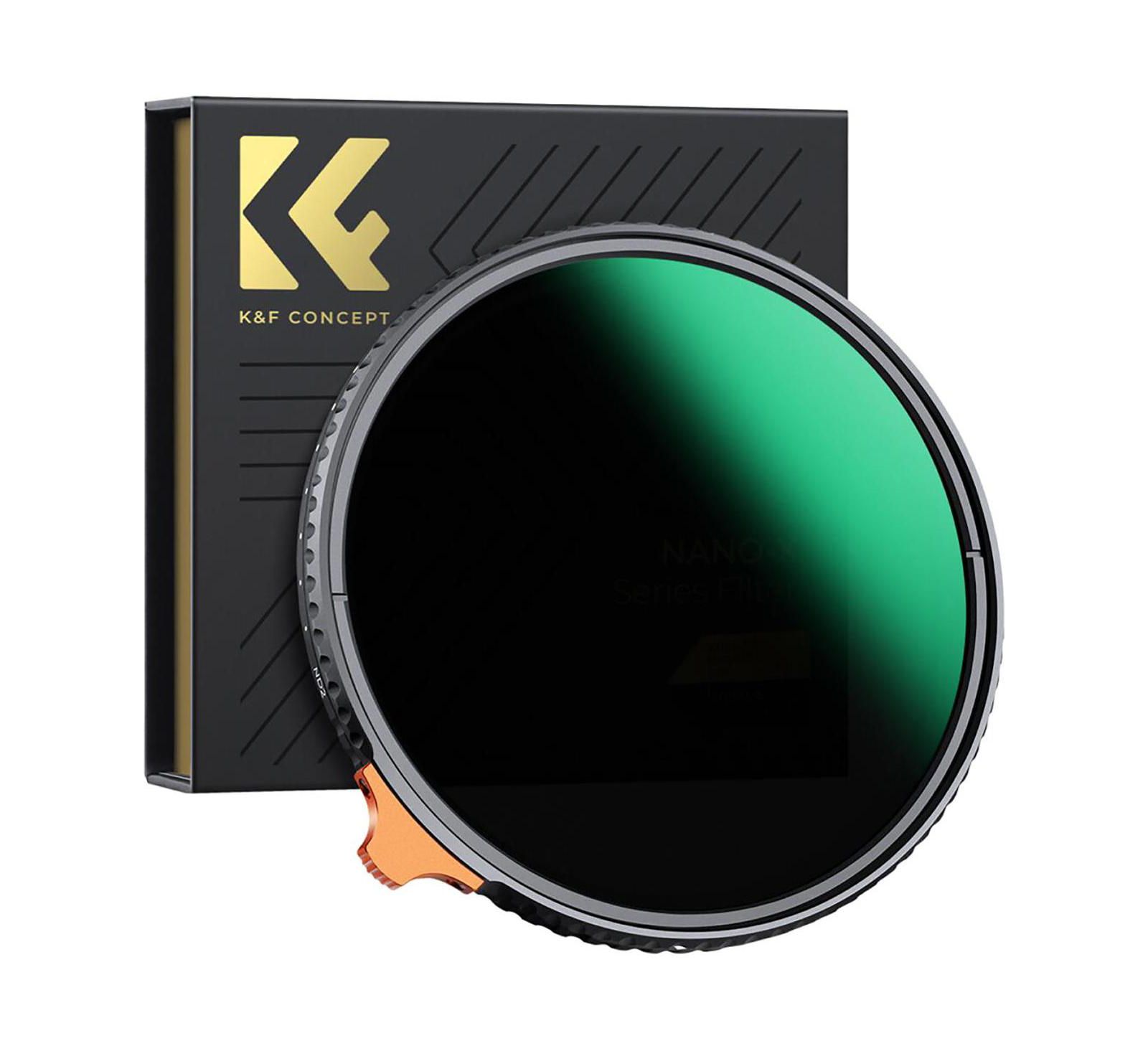 KandF Concept KF Concept KF Concept Nano-X Pro Variable ND Filter (95mm, 1- to 9-Stop)