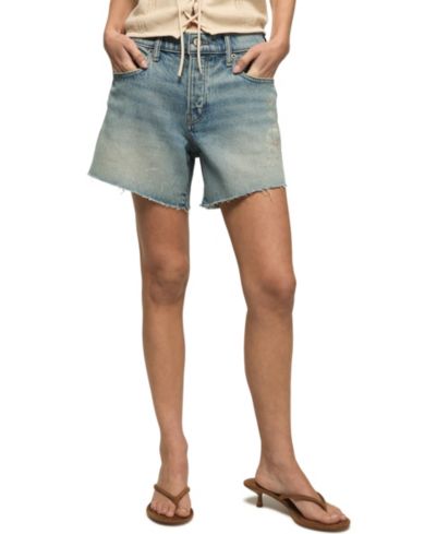 Lucky Brand Женские широкие шорты с цветочной вышивкой