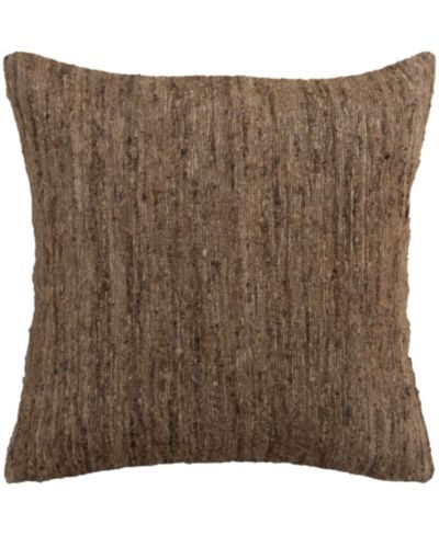 Декоративная шелковая подушка Rizzy Home Chesney Silk Decorative Pillow 22" x 22"
