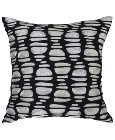 Декоративная хлопковая подушка Rizzy Home Carrie, 18" x 18"