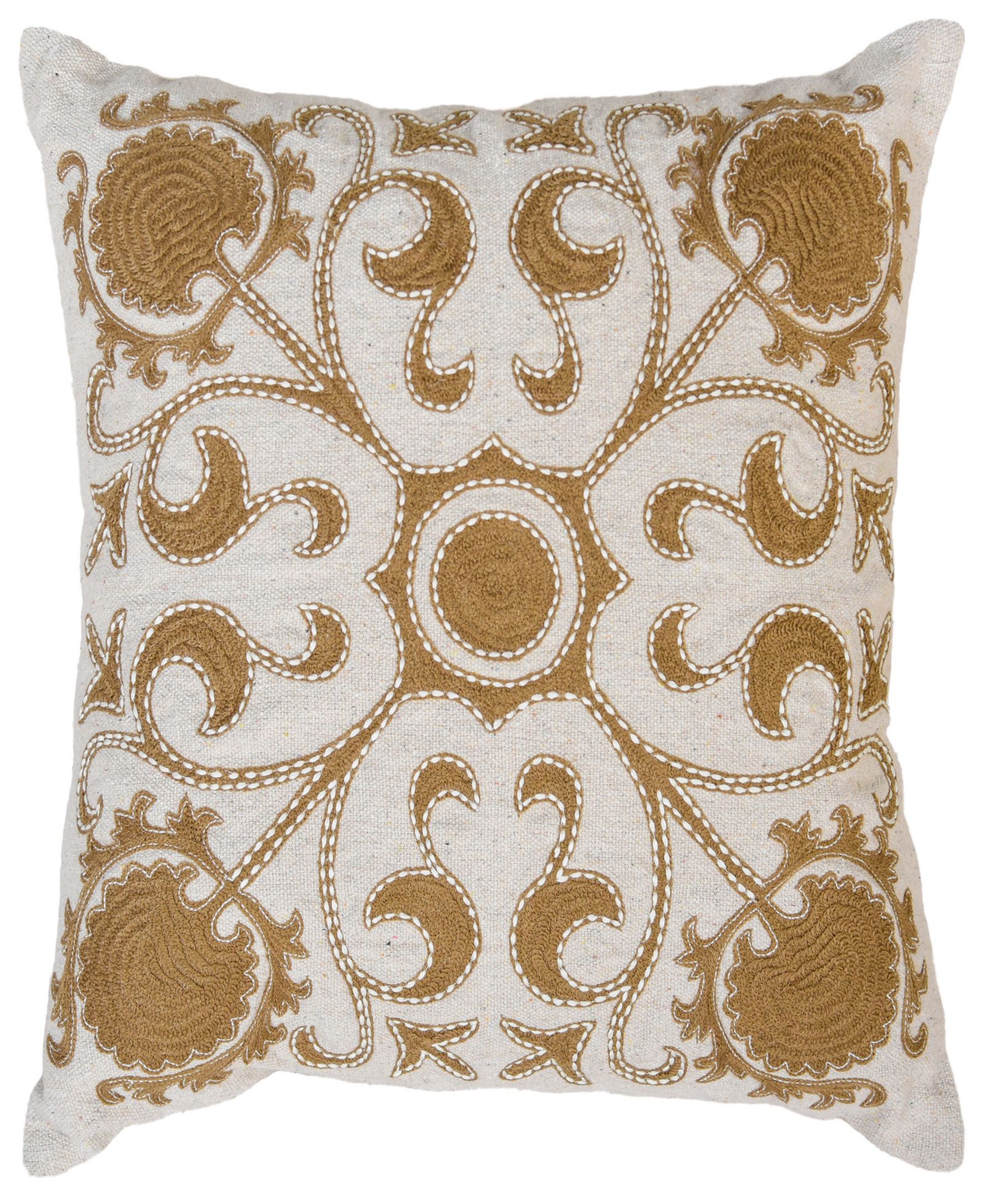 Rizzy Home Emma Cotton Decorative Pillow, 18" x 18"