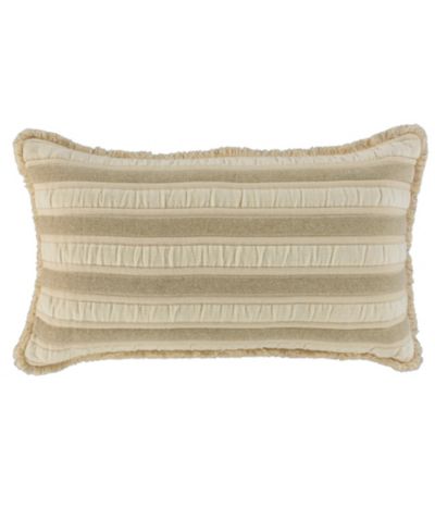 Rizzy Home Fannie Cotton Decorative Pillow, 14" x 26"