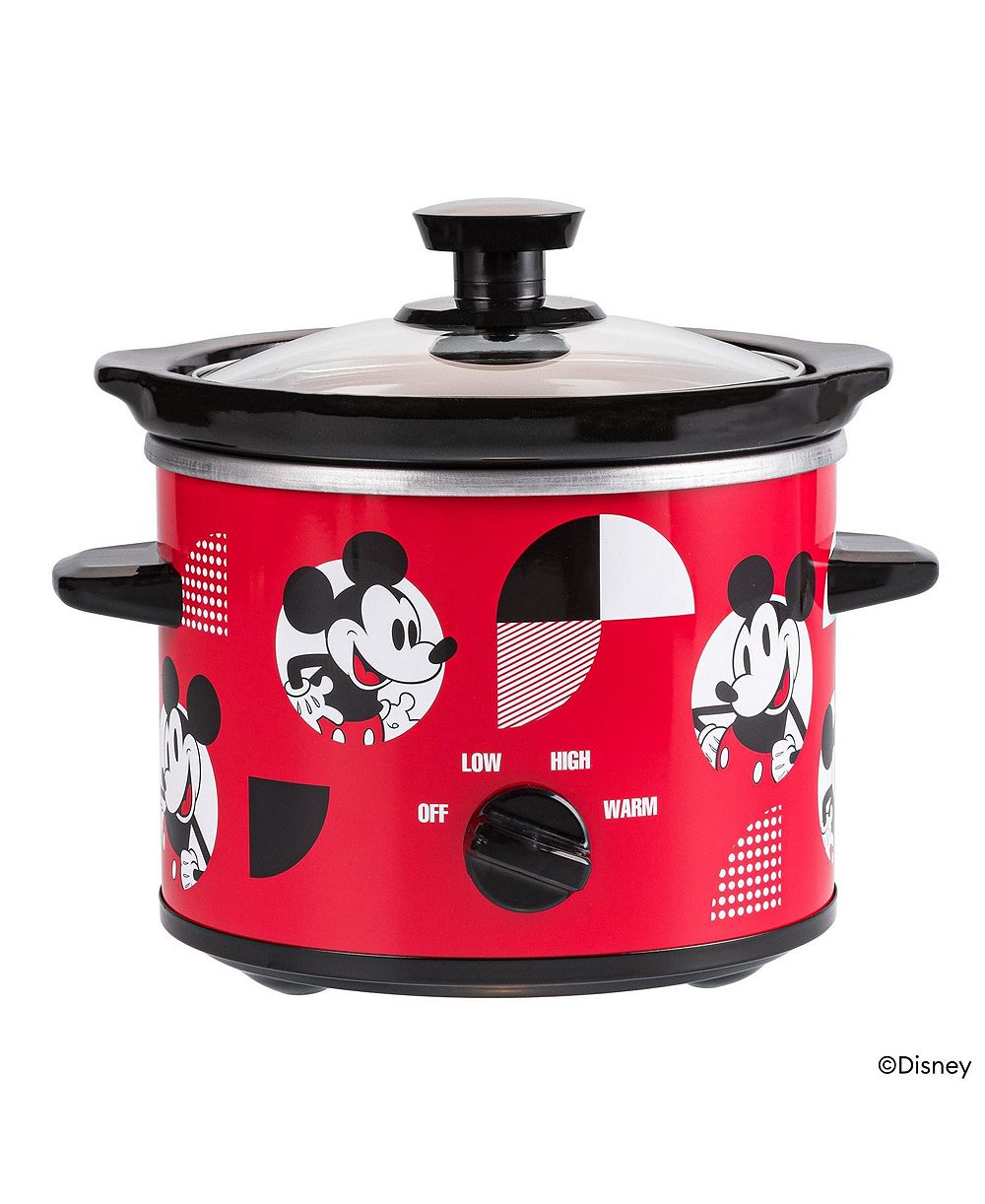 Uncanny Brands Disney Mickey Mouse 2-Qt Slow Cooker