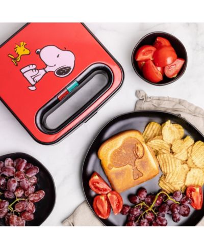 Uncanny Brands Peanuts Snoopy сэндвичница - прижимной гриль и компактный настольный гриль