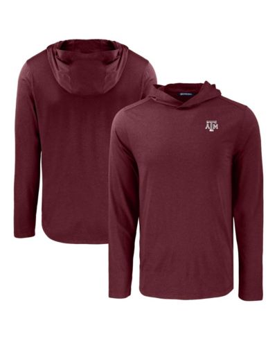 Мужское худи Cutter & Buck Maroon Texas A&M Aggies Coastline Epic Comfort Eco Long Sleeve