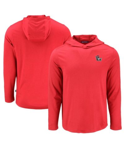 Cutter & Buck Men's Red NC State Wolfpack Coastline Epic Comfort Eco Long Sleeve Hoodie