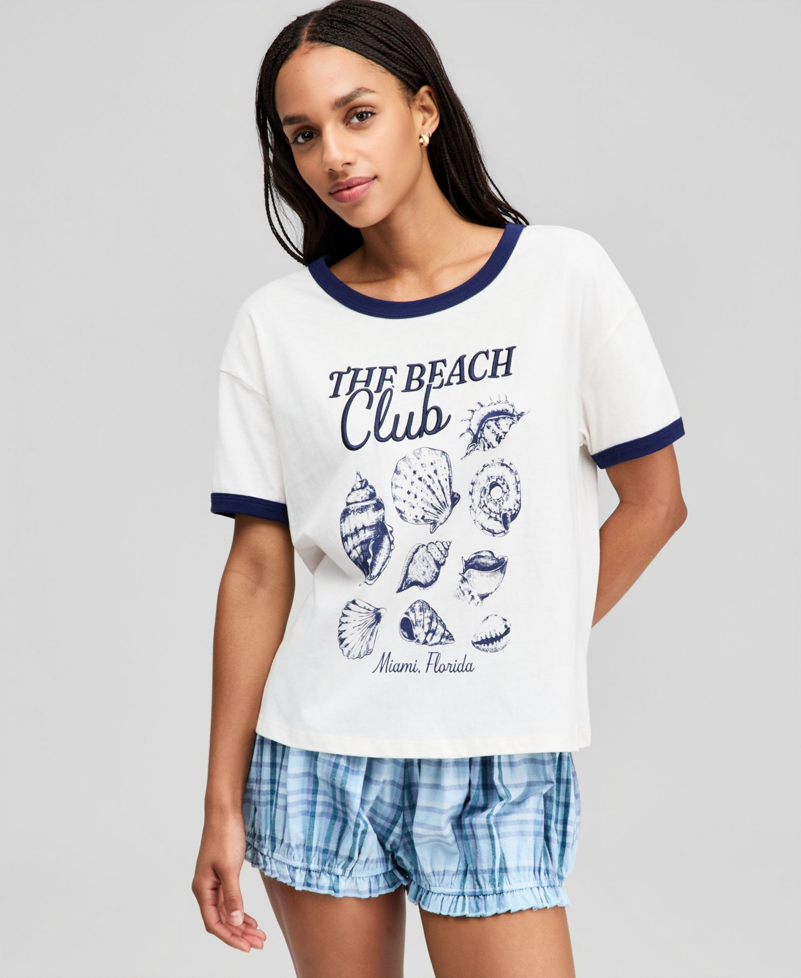 And Now This Women's Beach Club Graphic T-Shirt, Macy's Exclusive