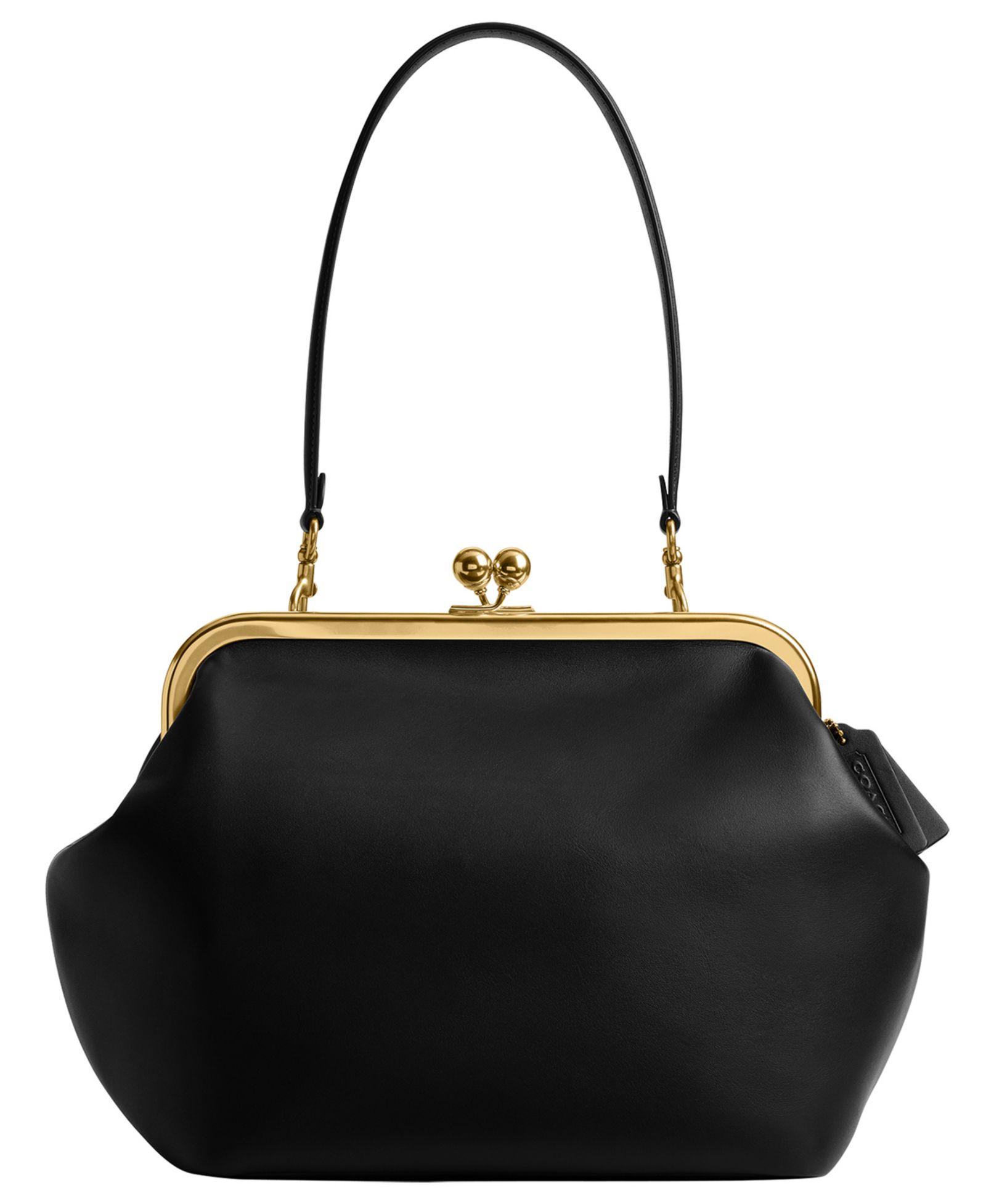 Сумка COACH Kisslock Medium Leather Frame 27