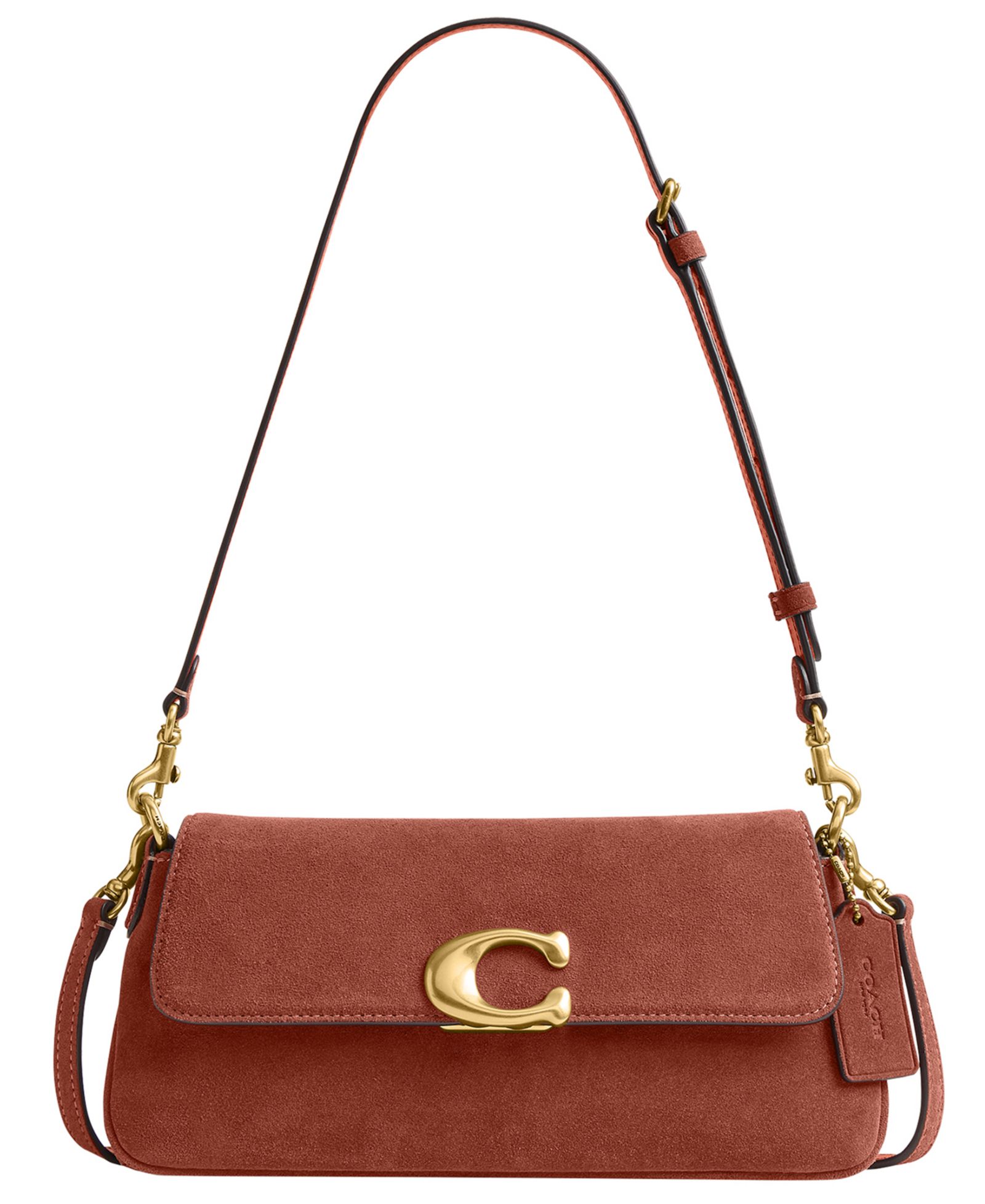 COACH Jet Small Suede Slim Shoulder Bag