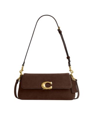 Маленькая замшевая сумка через плечо COACH Jet