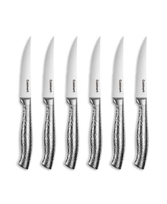 Набор ножей для стейка Cuisinart из 6 штук из нержавеющей стали Soft Hammer