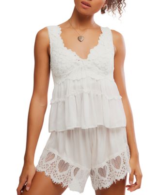 Free People Women's Sweetheart Neck Cami Top