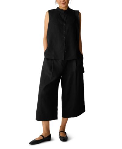 Женские брюки Eileen Fisher Women's High-Waist Wide-Leg