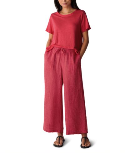 Женские брюки Eileen Fisher Wide-Leg Ankle-Length