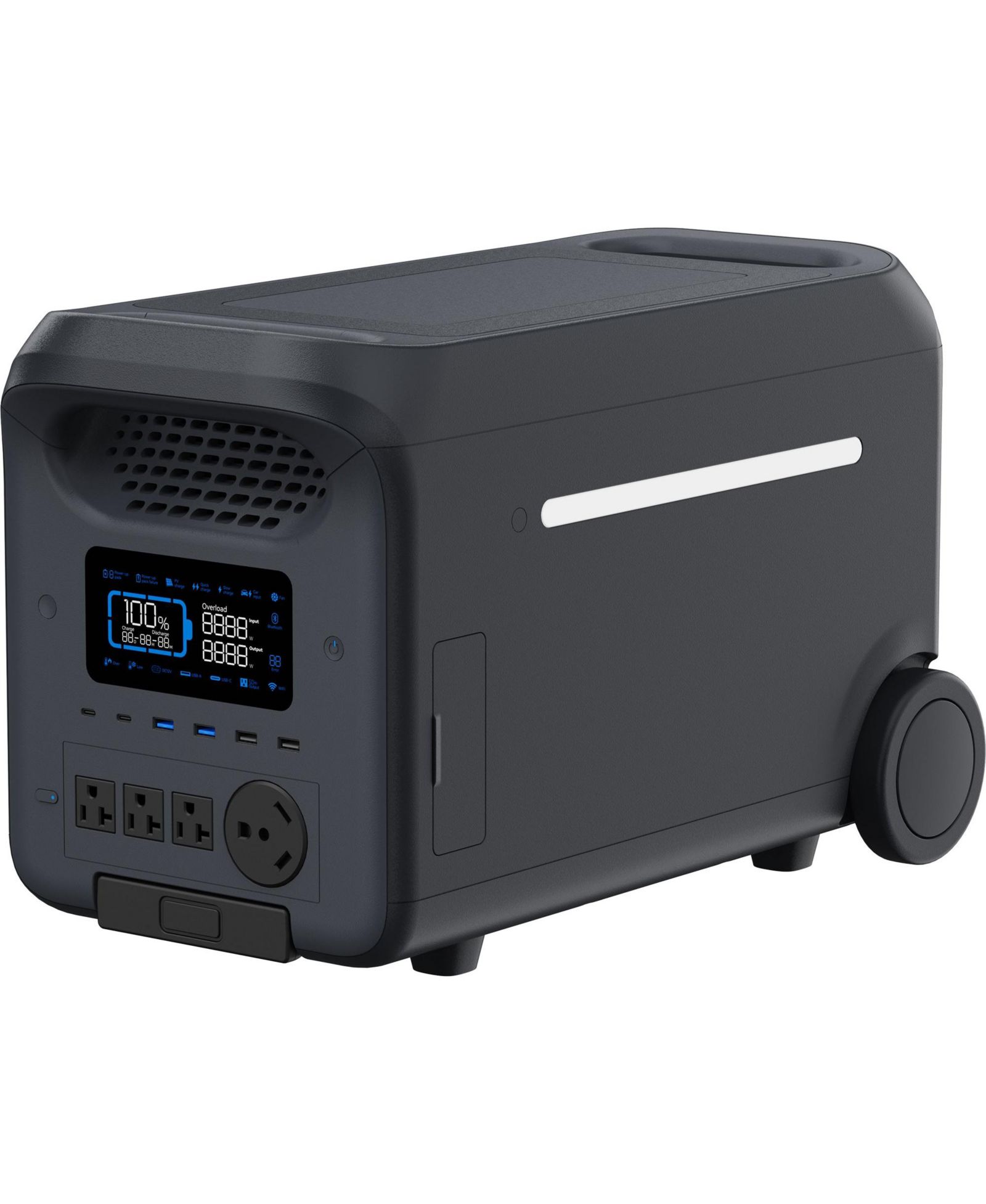 Портативная электростанция Mondawe 614Wh-1000W с быстрой зарядкой AC