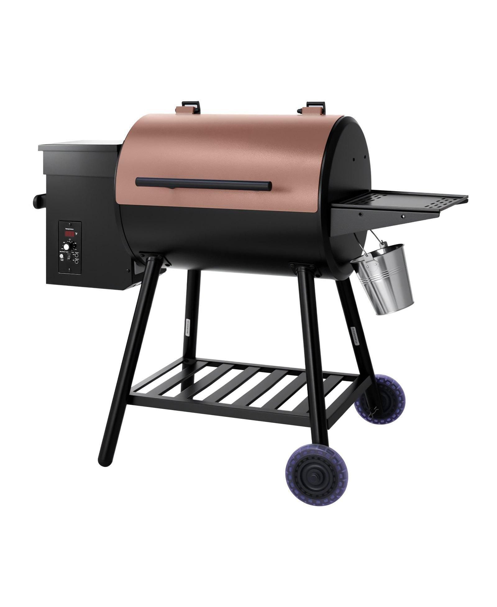 Гриль-коптильня Ecooso Wood Pellet 8-in-1 Outdoor BBQ