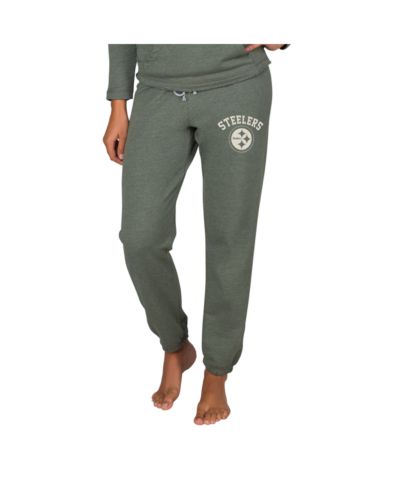 Concepts Sport Женские брюки из трикотажа French Terry Pittsburgh Steelers, зеленые