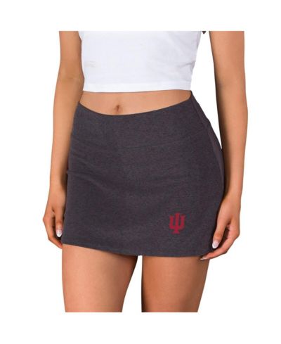 Женская трикотажная юбка-шорты Concepts Sport Charcoal Indiana Hoosiers Centreline