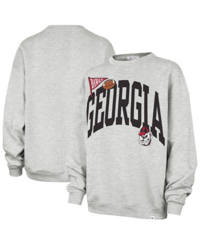 '47 Brand Флисовая толстовка Georgia Bulldogs Icon для женщин, серая