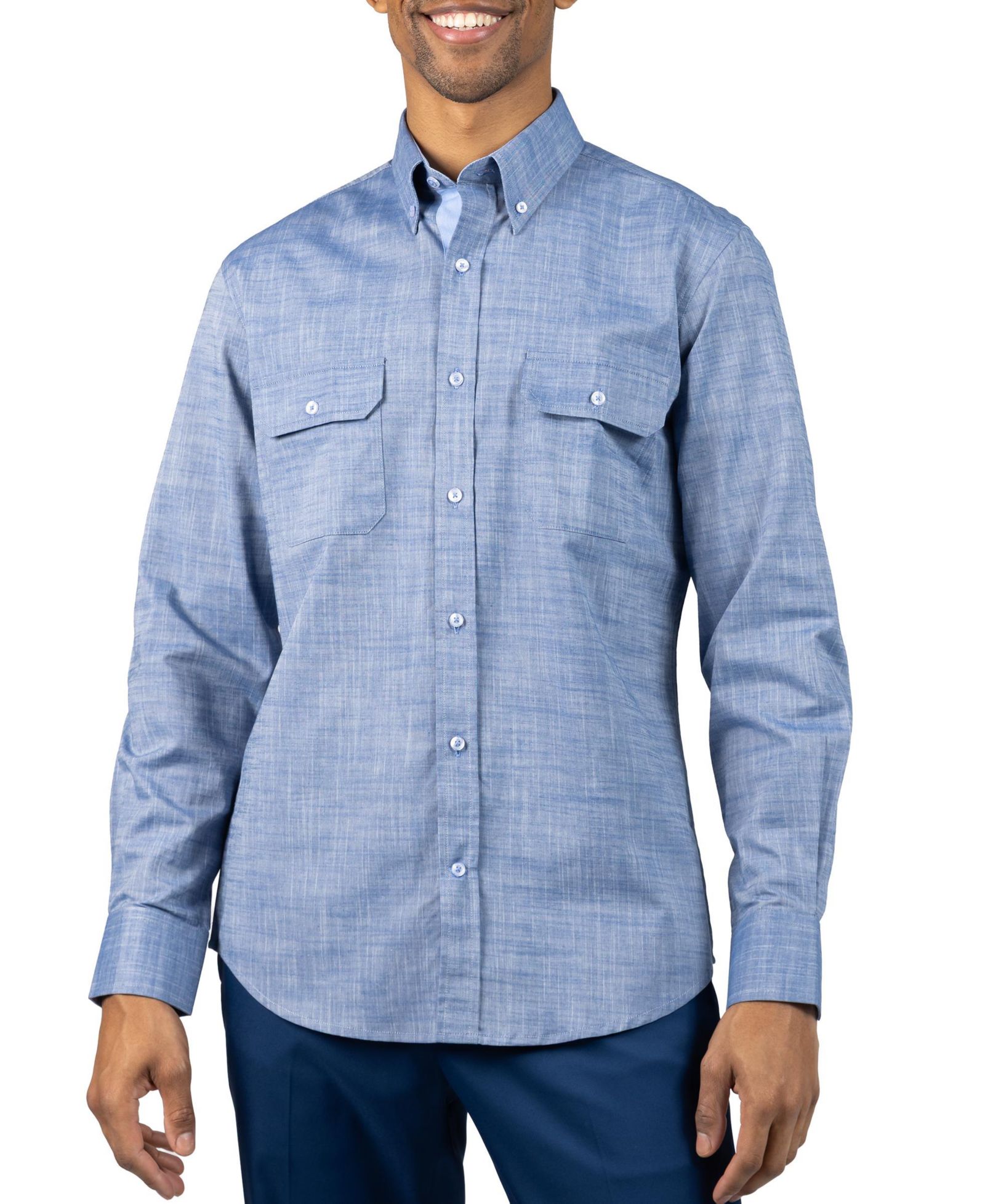 Мужская рубашка Tailorbyrd Signature Chambray с длинным рукавом