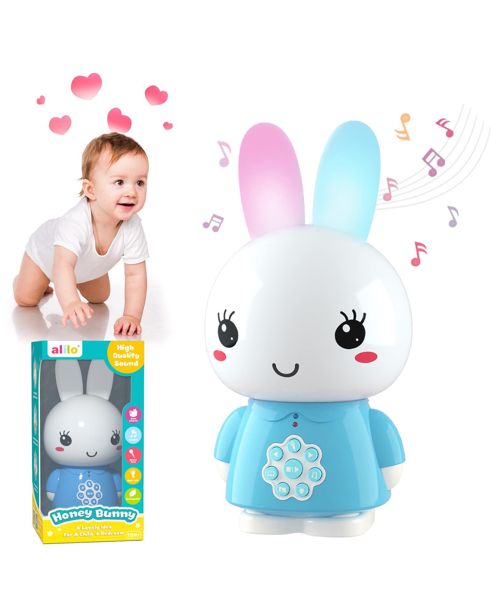 Детский аудиоплеер Alilo Honey Bunny: музыкальная игрушка с ночником