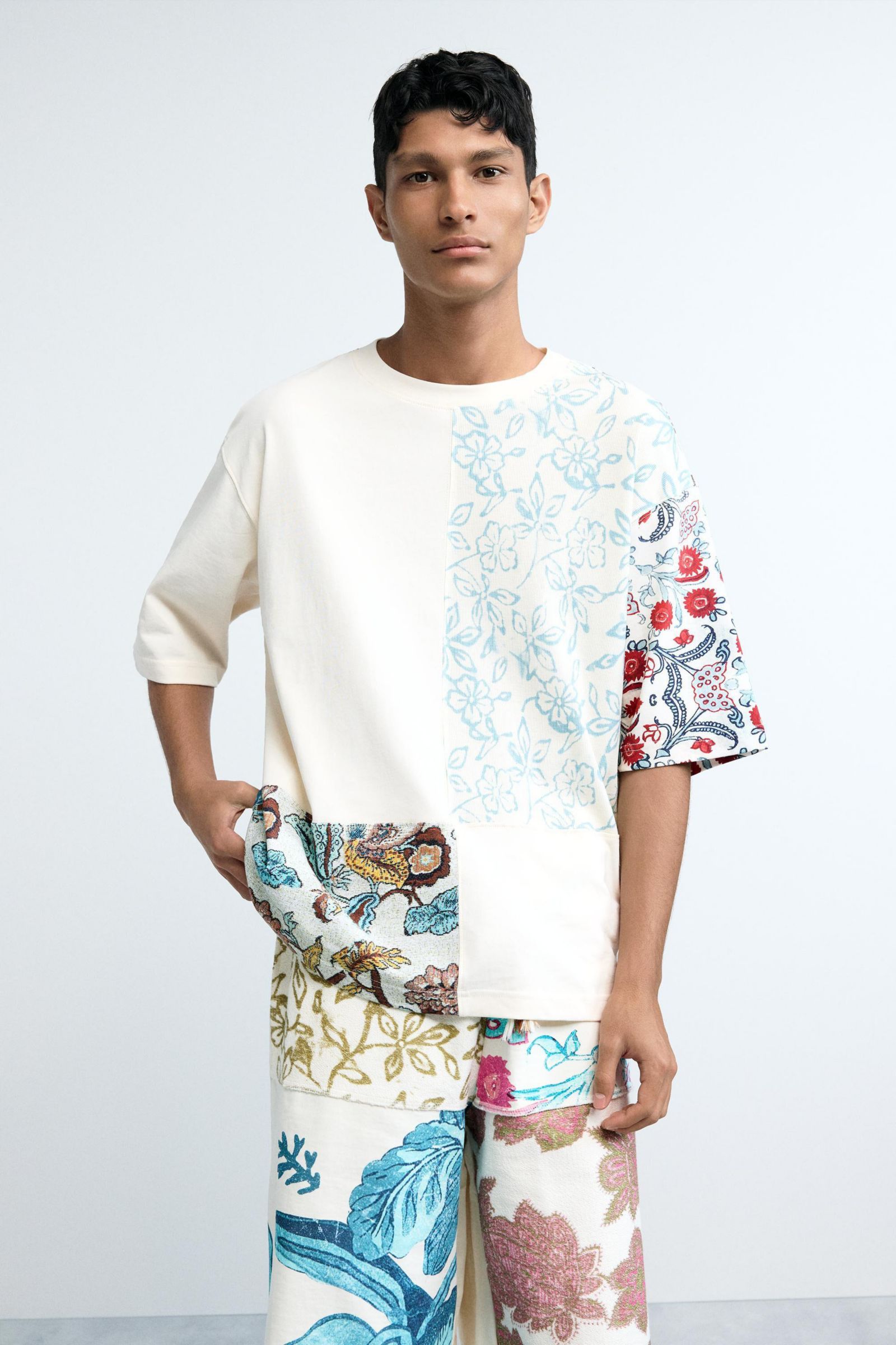 Desigual Men's Patchwork T-shirt