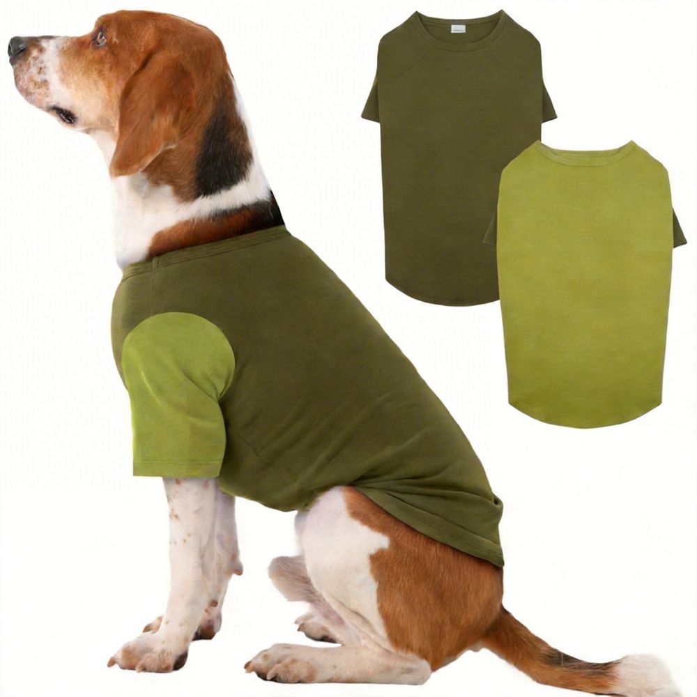 Футболки для собак ARONKL 2 Pack Breathable Cotton Spandex