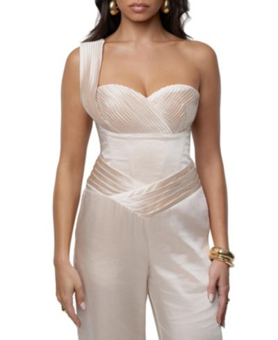 JLUXLABEL Women's Love Song Satin Top