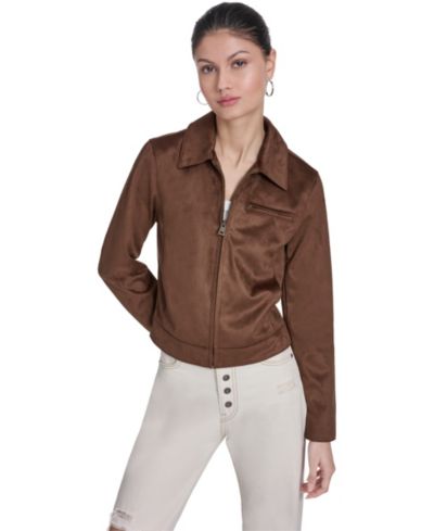 Женская куртка Levi's из искусственной замши с воротником Laydown
