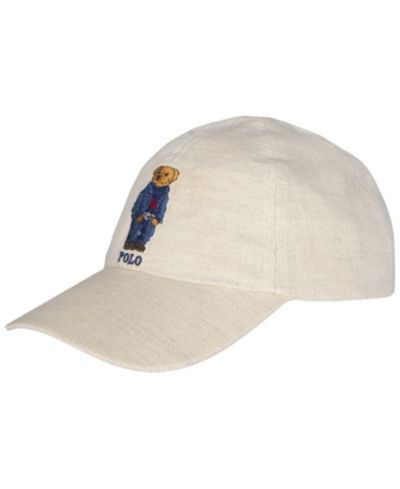 Мужская бейсболка Polo Ralph Lauren Classic Linen Bear