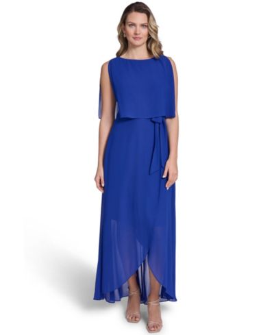 Макси платье Jessica Howard Women's Boat Neck High-Low