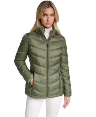 Charter Club Women's Packable Hooded Puffer Coat, Created for Macy's