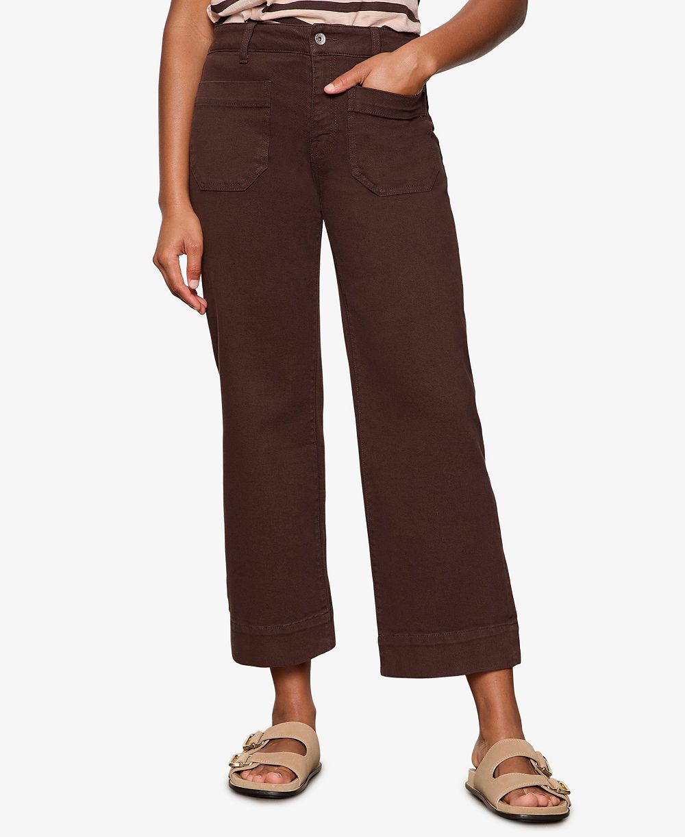 Джинсы Sanctuary Petite The Marine Wide-Leg Cropped